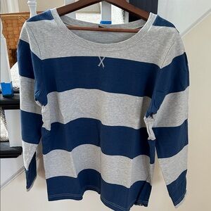 Eddie Bauer Gray Long Sleeve Shirt